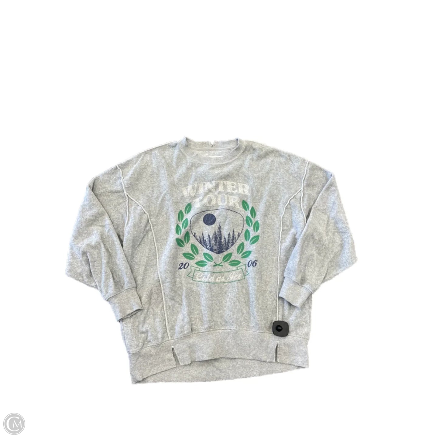 Top Long Sleeve By Aerie In Grey, Size: Xs