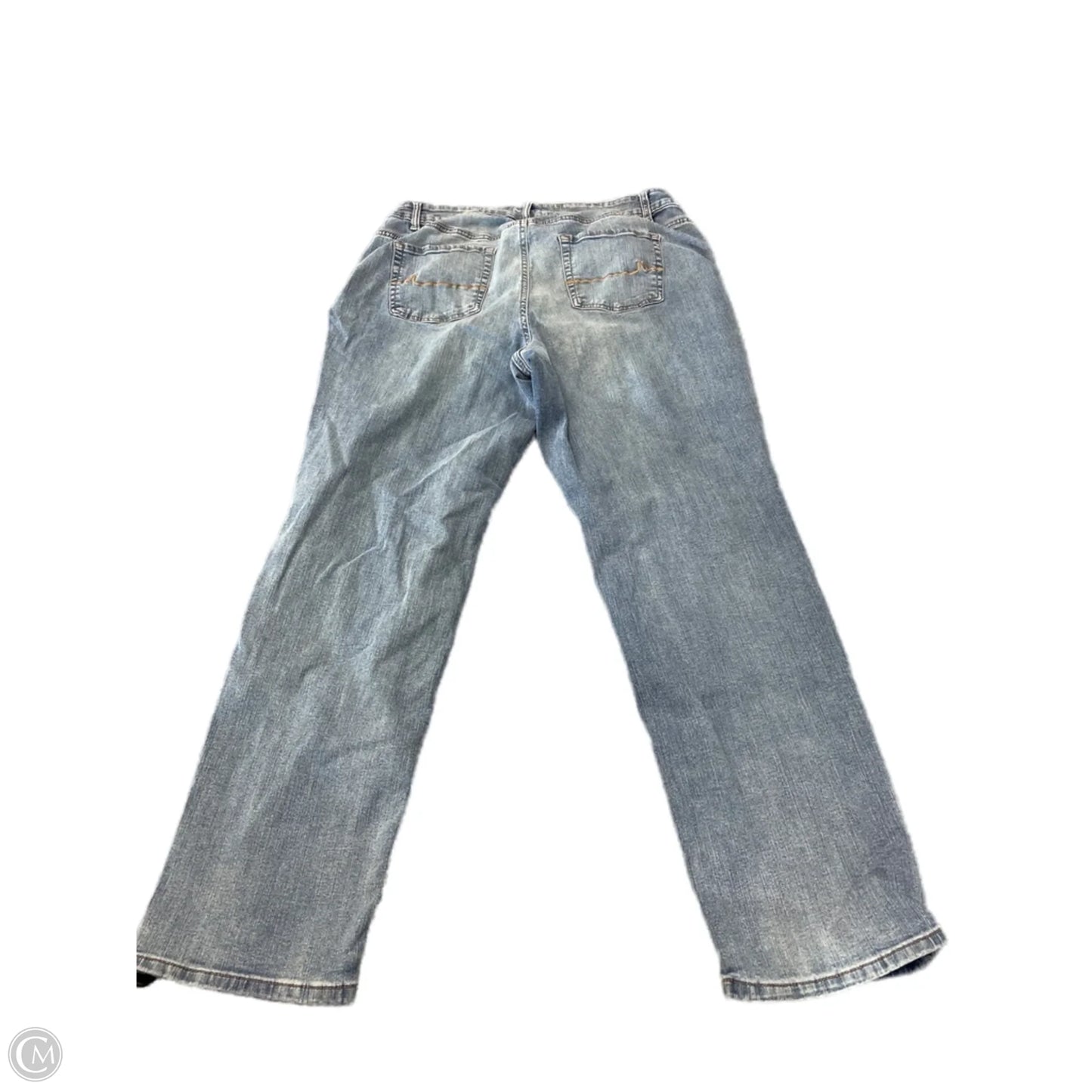 Jeans Straight By Maurices In Blue Denim, Size: 20