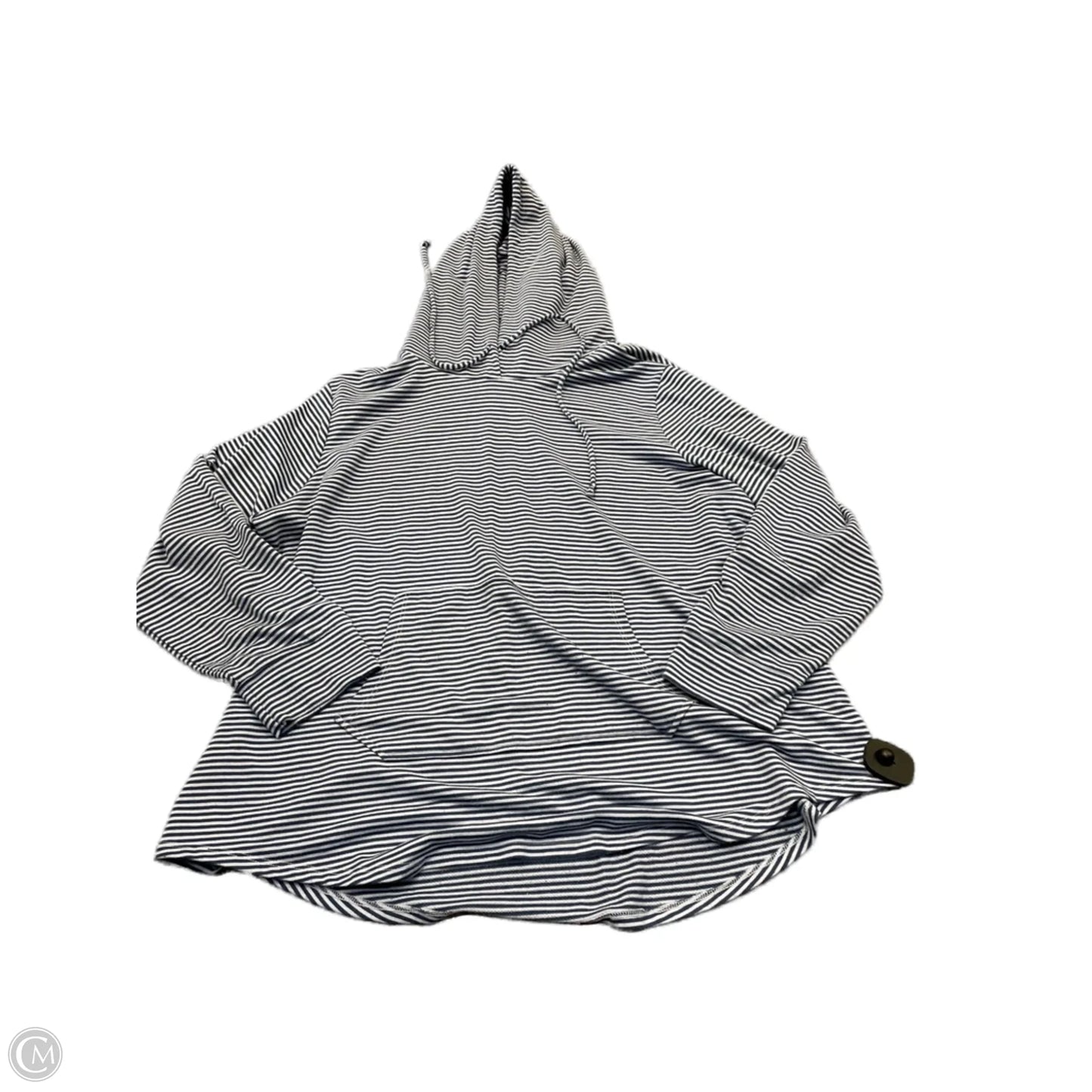 Sweatshirt Hoodie By Workshop In Striped Pattern, Size: 2x