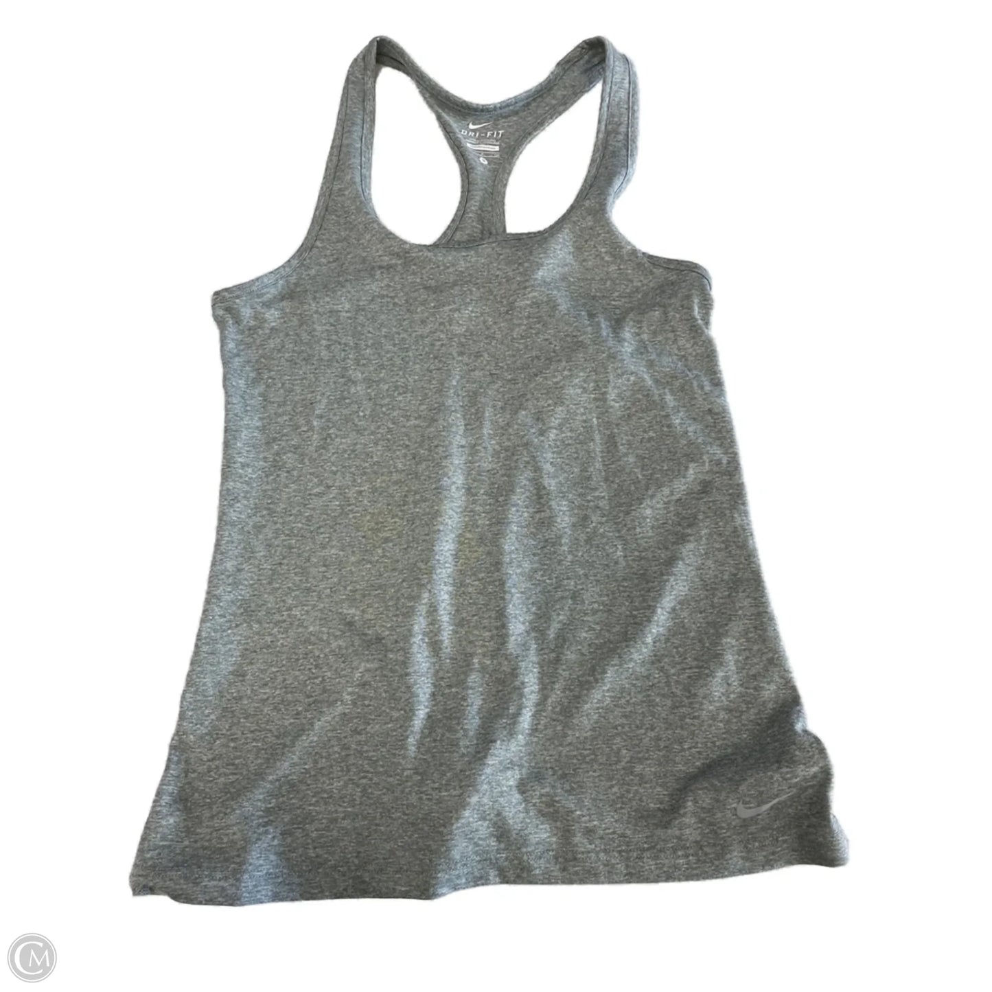Athletic Tank Top By Nike In Grey, Size: S