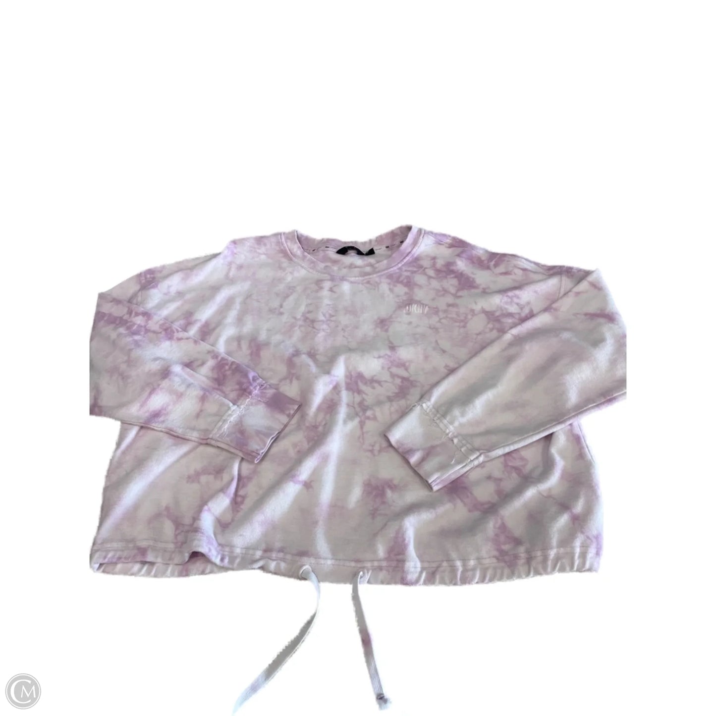 Sweatshirt Crewneck By Dkny In Purple, Size: Xl