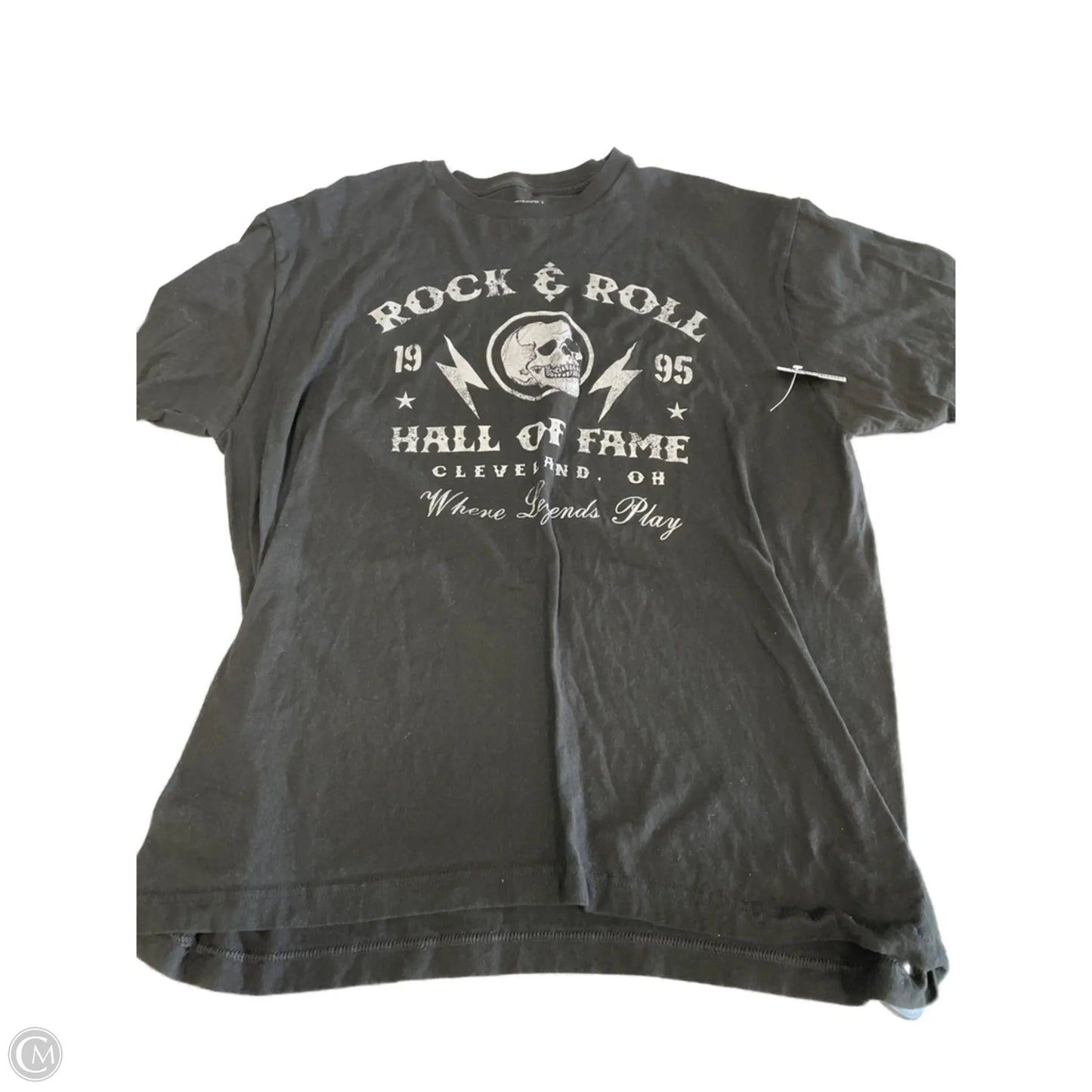 Top Short Sleeve By Cmc In Black, Size: Xl