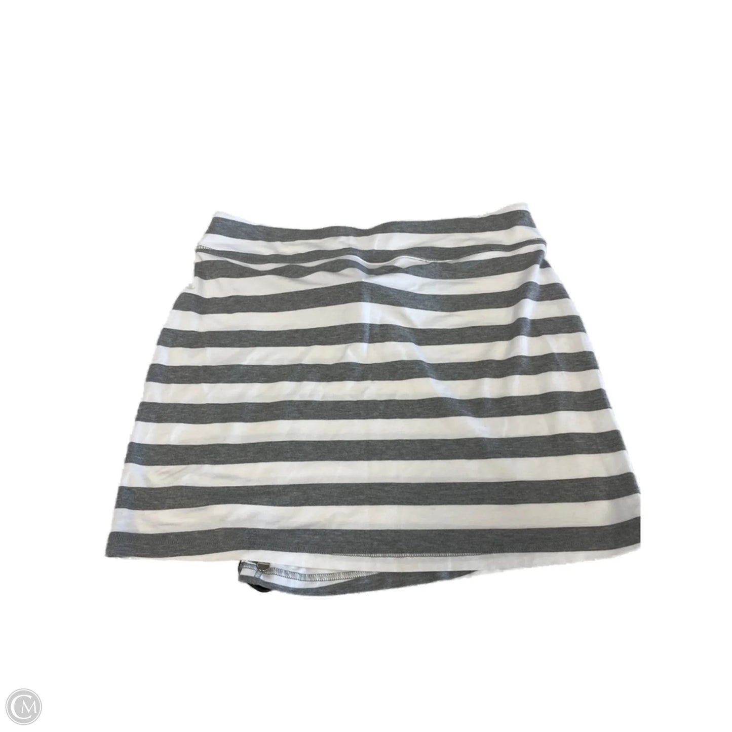 Athletic Skirt By Athleta In Striped Pattern, Size: L