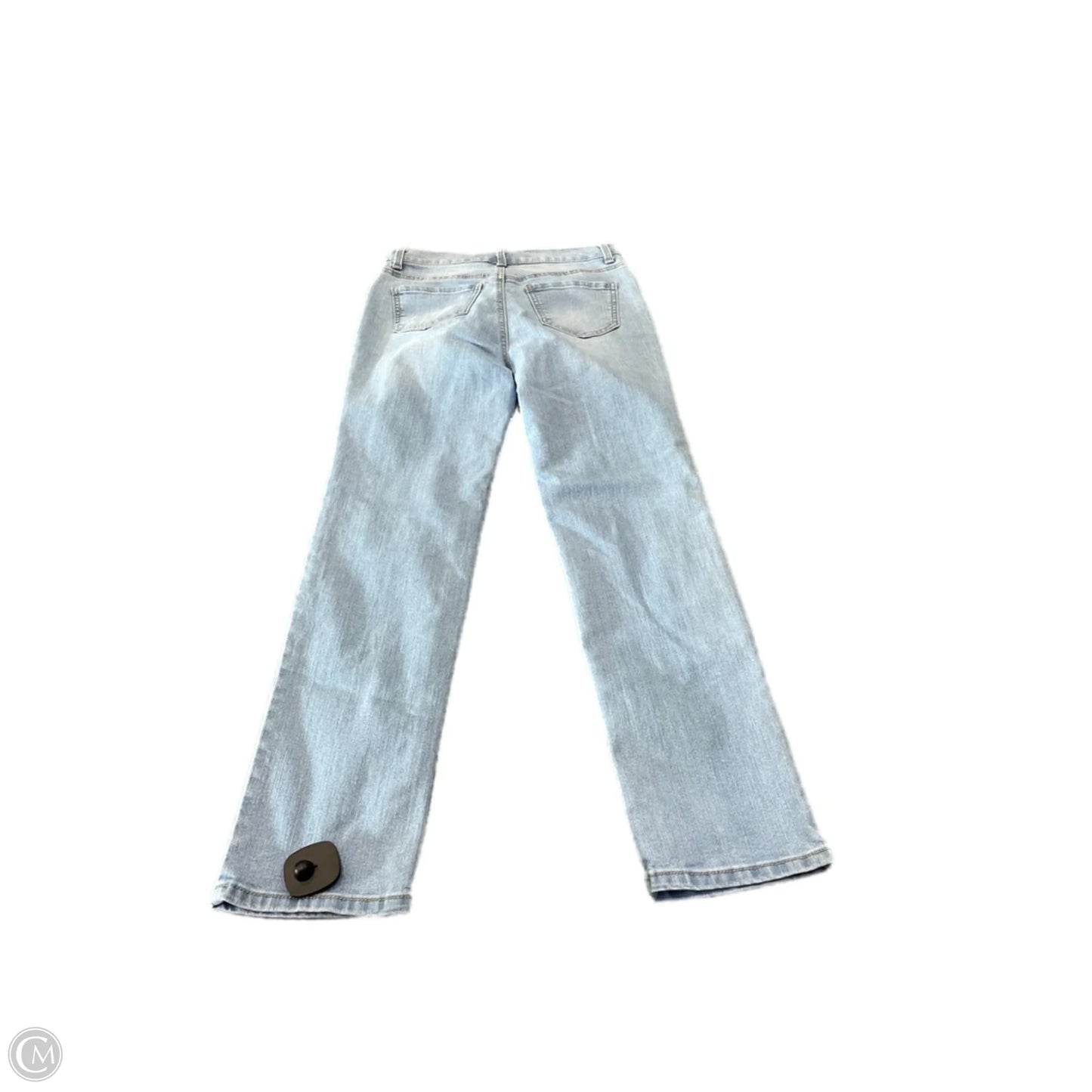 Jeans Straight By Gloria Vanderbilt In Blue Denim, Size: 4