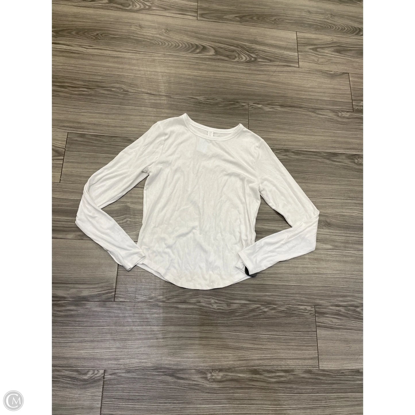 Top Long Sleeve By Old Navy In White, Size: L