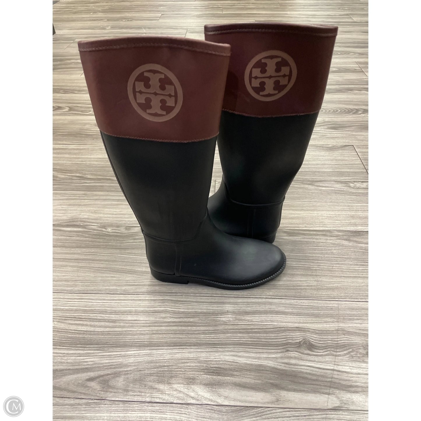 Boots Designer By Tory Burch In Black, Size: 9