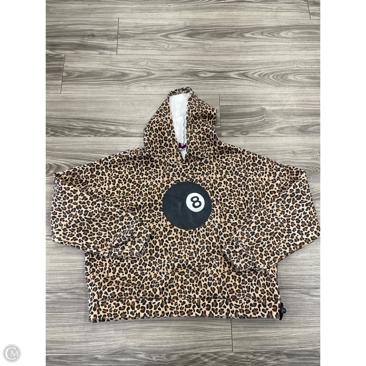 Sweatshirt Hoodie By Edikted In Animal Print, Size: M
