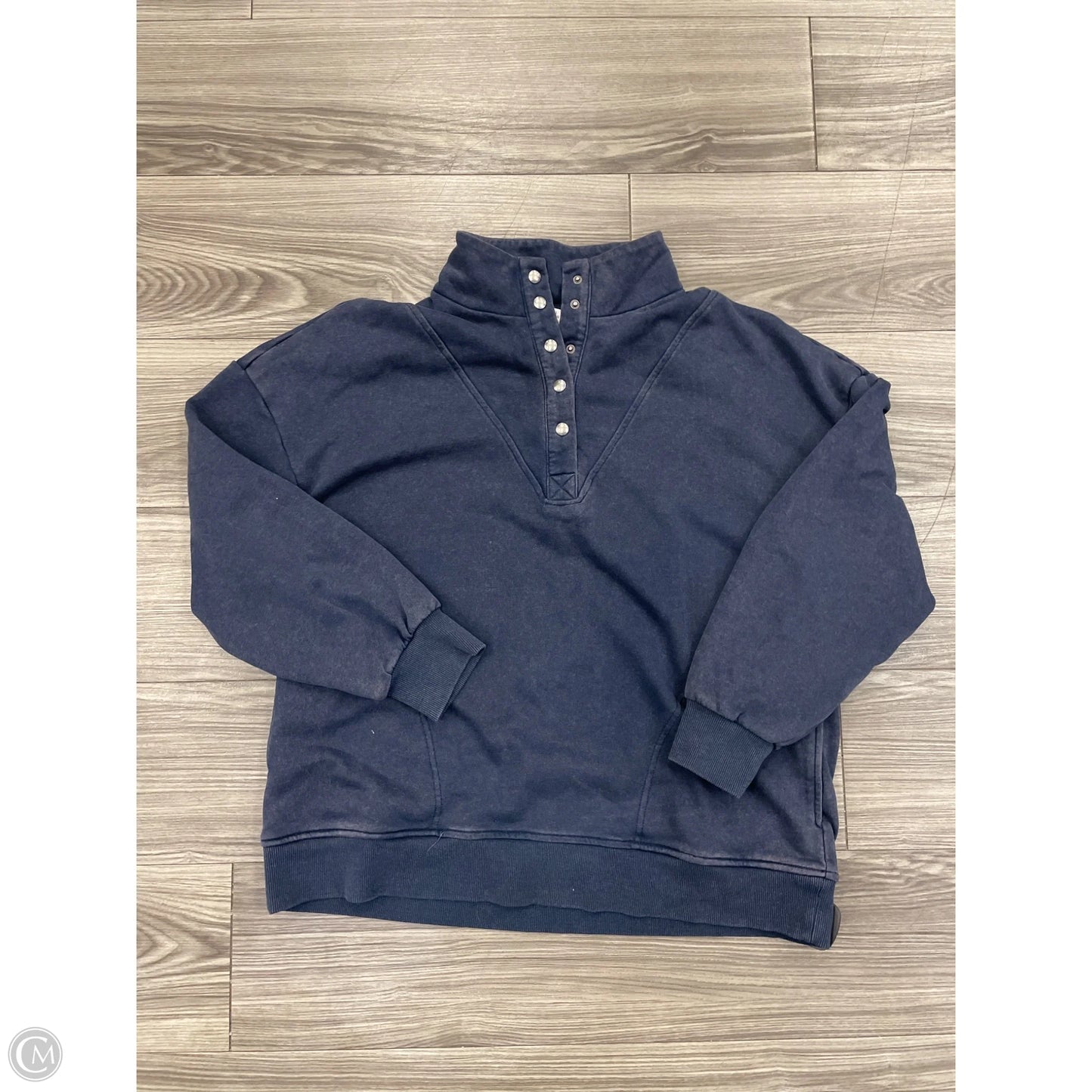 Sweatshirt Crewneck By Time And Tru In Navy, Size: Xl