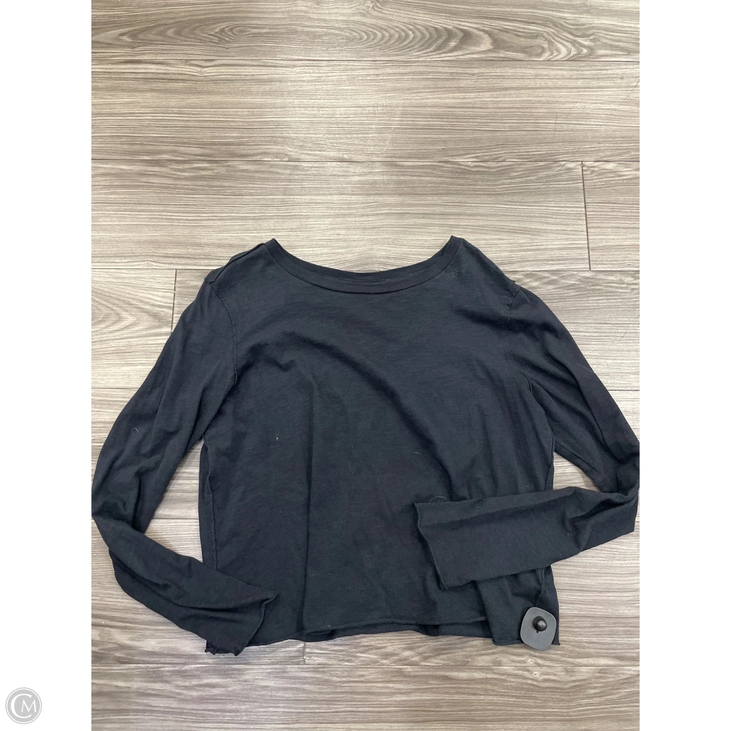 Top Long Sleeve By Anthropologie In Black, Size: M