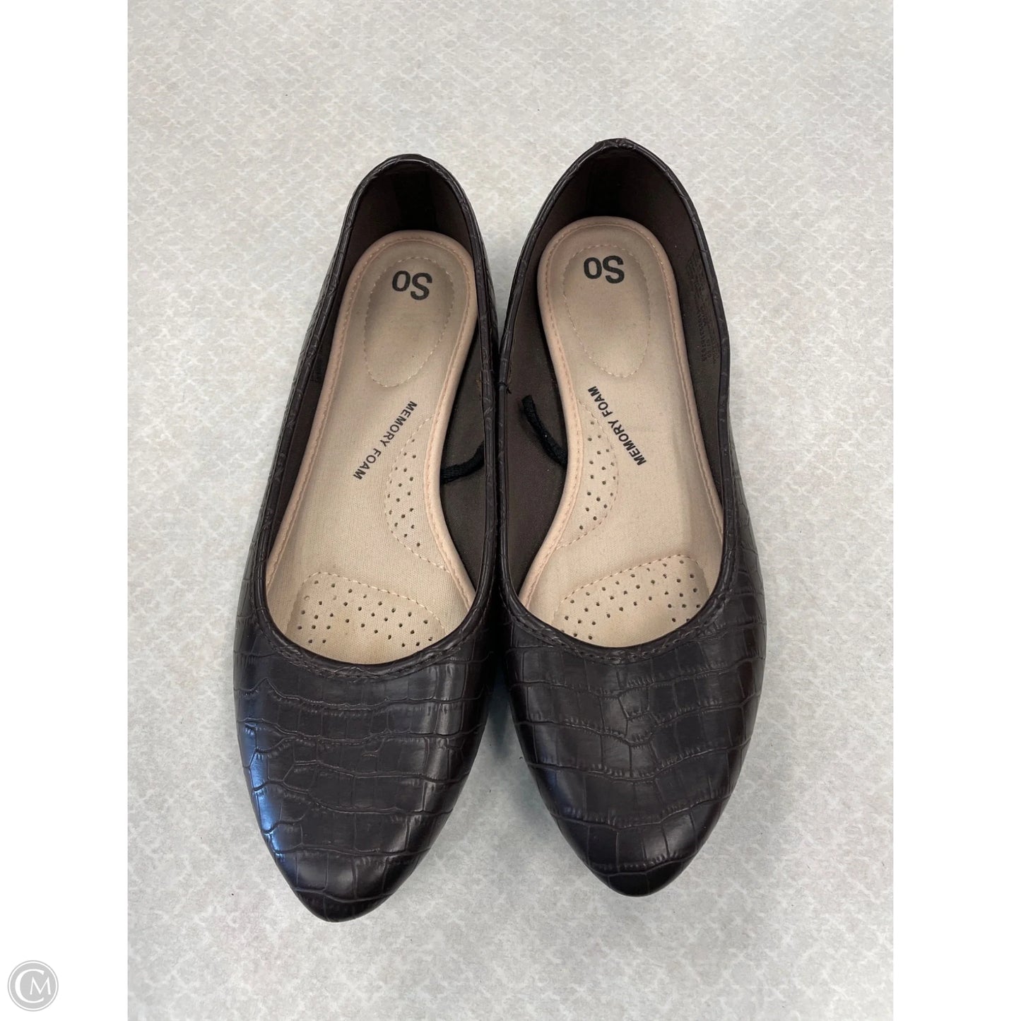 Shoes Flats By So In Animal Print, Size: 8