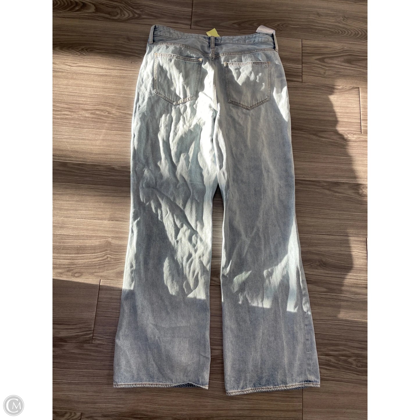 Jeans Flared By Sam Edelman In Blue Denim, Size: 16