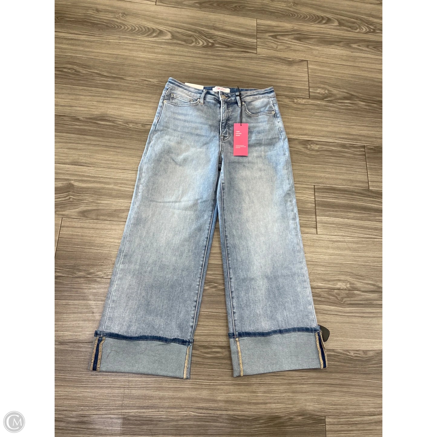 Jeans Wide Leg By Clothes Mentor In Blue Denim, Size: 12
