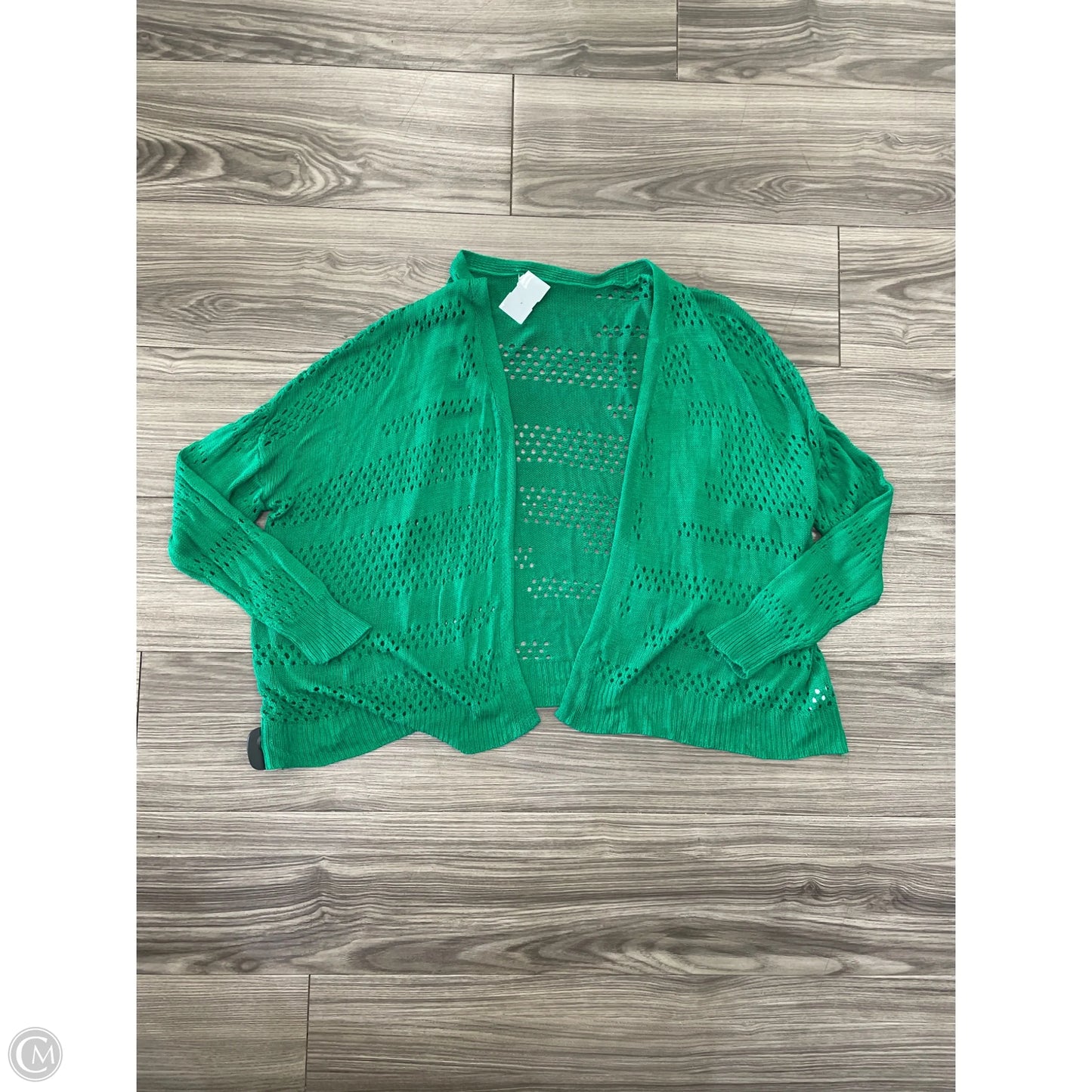 Cardigan By Clothes Mentor In Green, Size: Osfm
