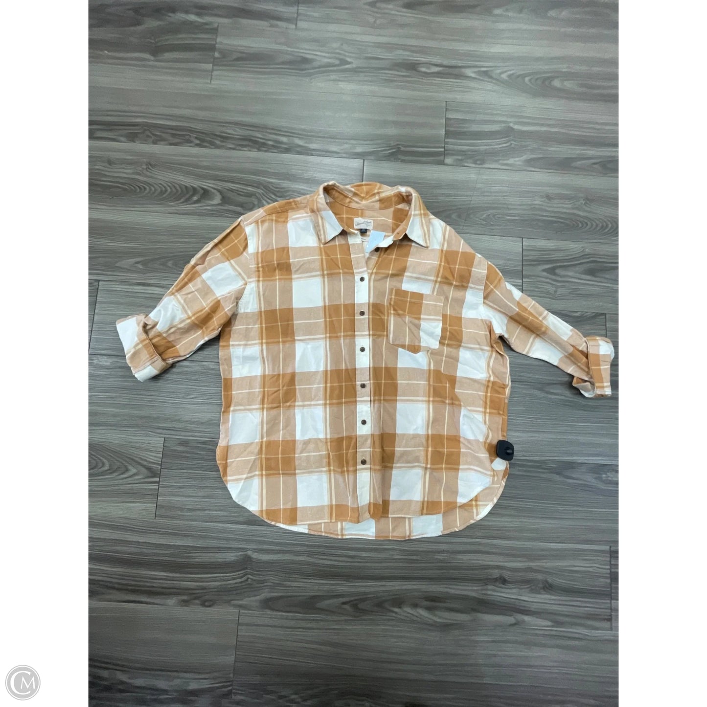 Jacket Other By Universal Thread In Orange, Size: Xxl