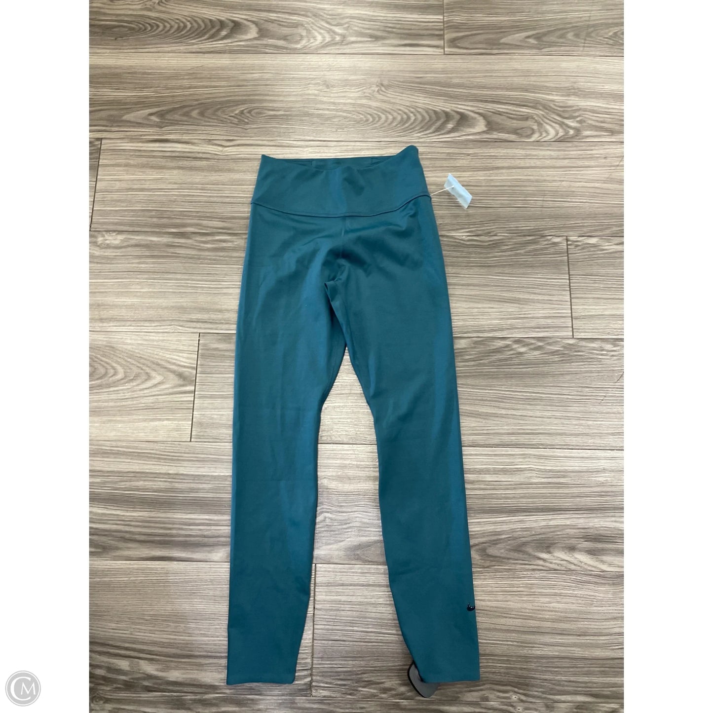 Athletic Leggings By Nike In Green, Size: S