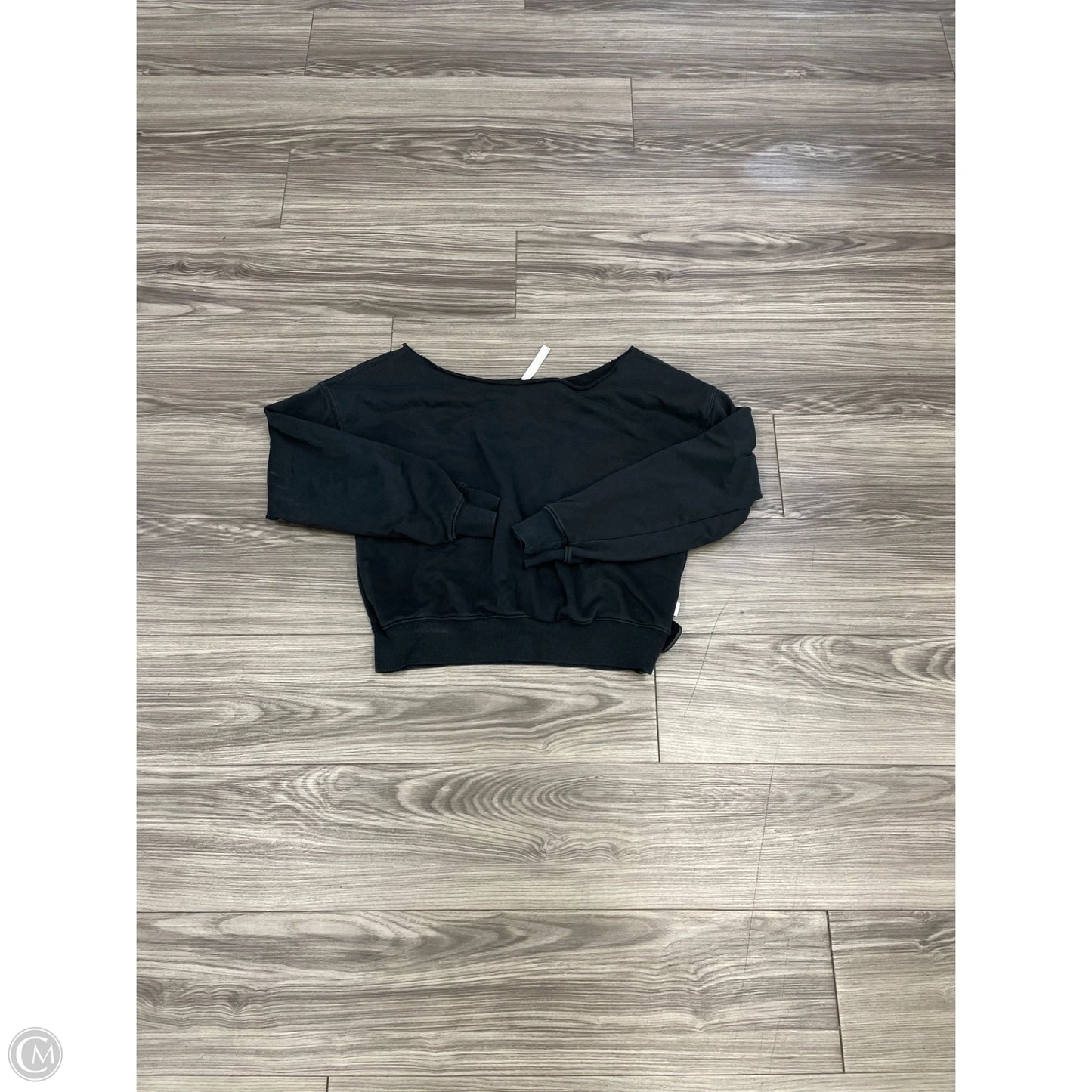 Sweatshirt Crewneck By Fabletics In Black, Size: M