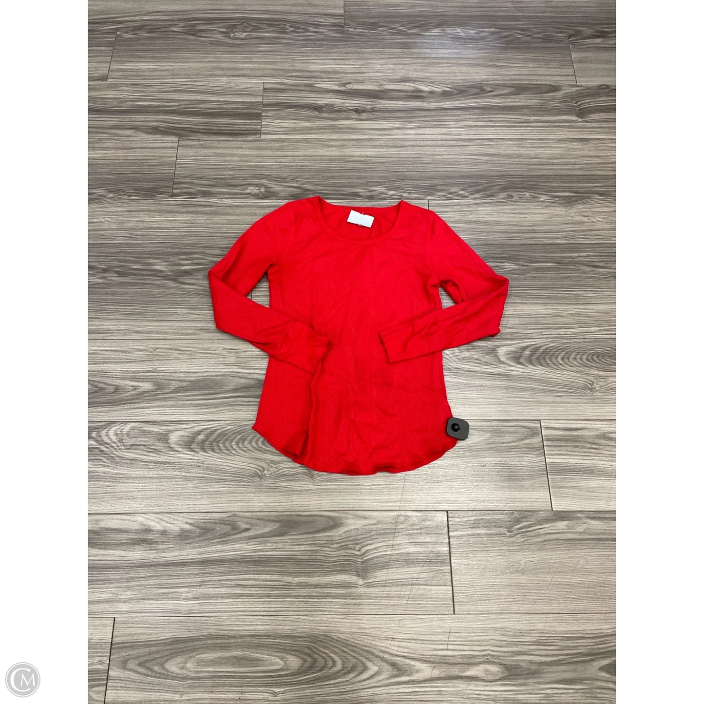 Top Long Sleeve By Old Navy In Red, Size: M