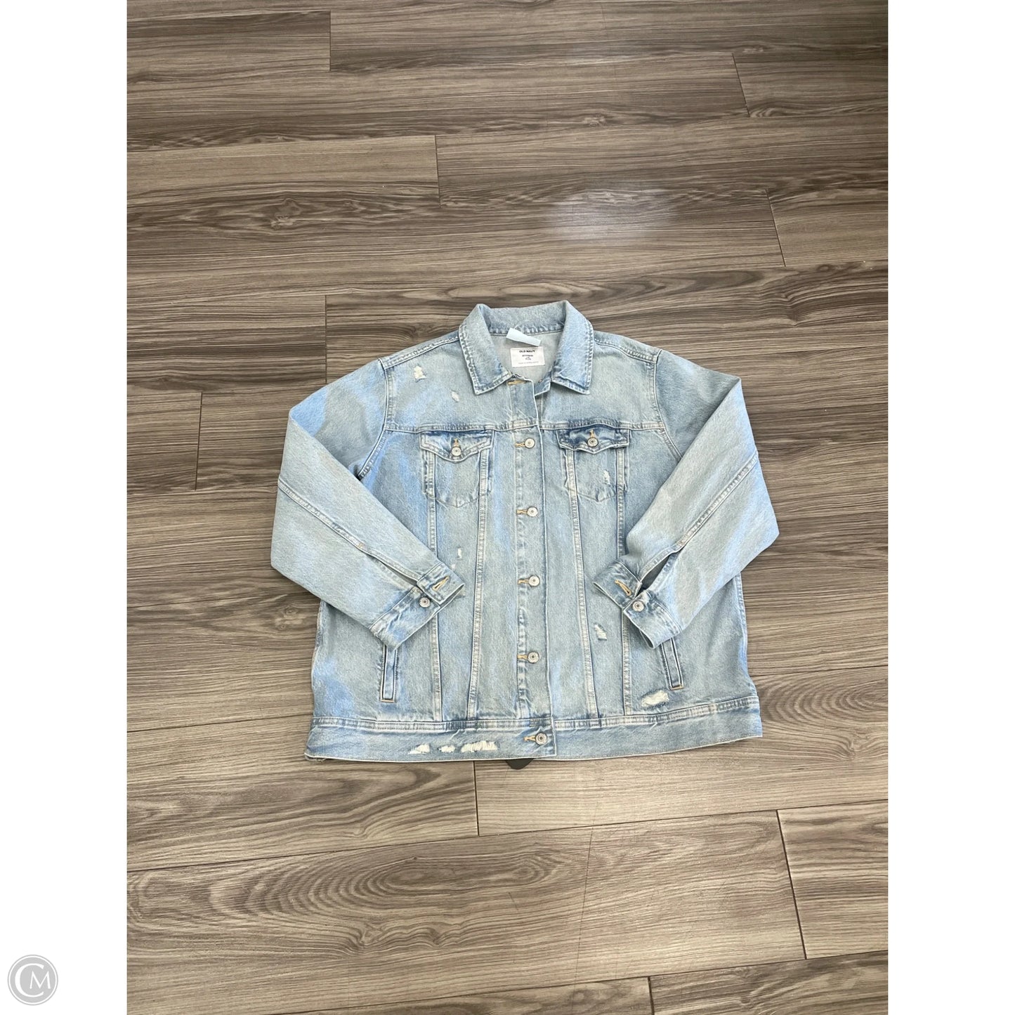 Jacket Denim By Old Navy In Blue Denim, Size: 1x