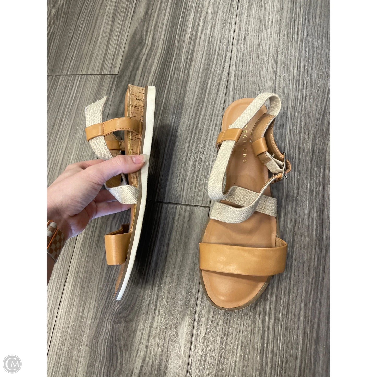 Sandals Flats By New Directions In Tan, Size: 8