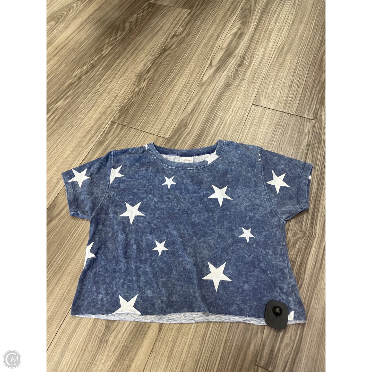 Top Short Sleeve Basic By Clothes Mentor In Blue, Size: S