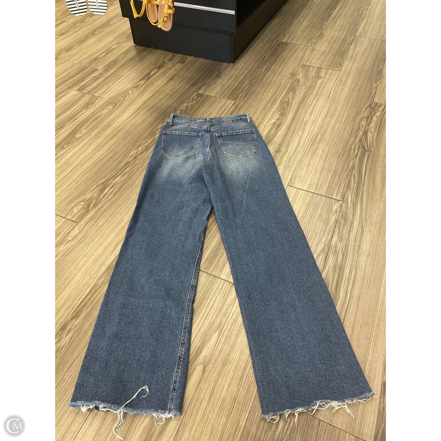 Jeans Wide Leg By Celebrity Pink In Blue Denim, Size: 2