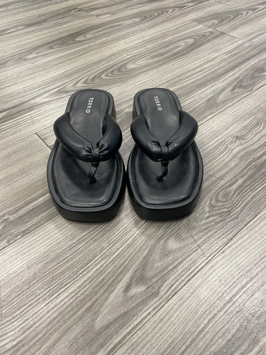 Sandals Flip Flops By Torrid  Size: 7.5