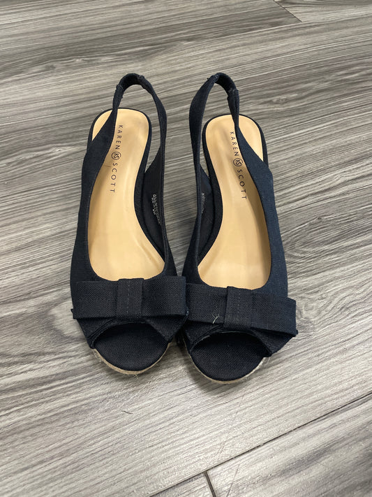 Sandals Heels Wedge By Karen Scott  Size: 8
