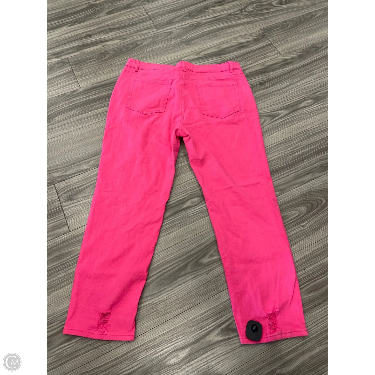 Jeans Boyfriend By Clothes Mentor In Pink, Size: 2x