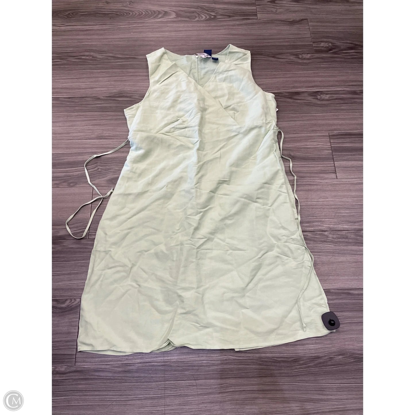 Dress Casual Midi By Basic Editions In Green, Size: Xl