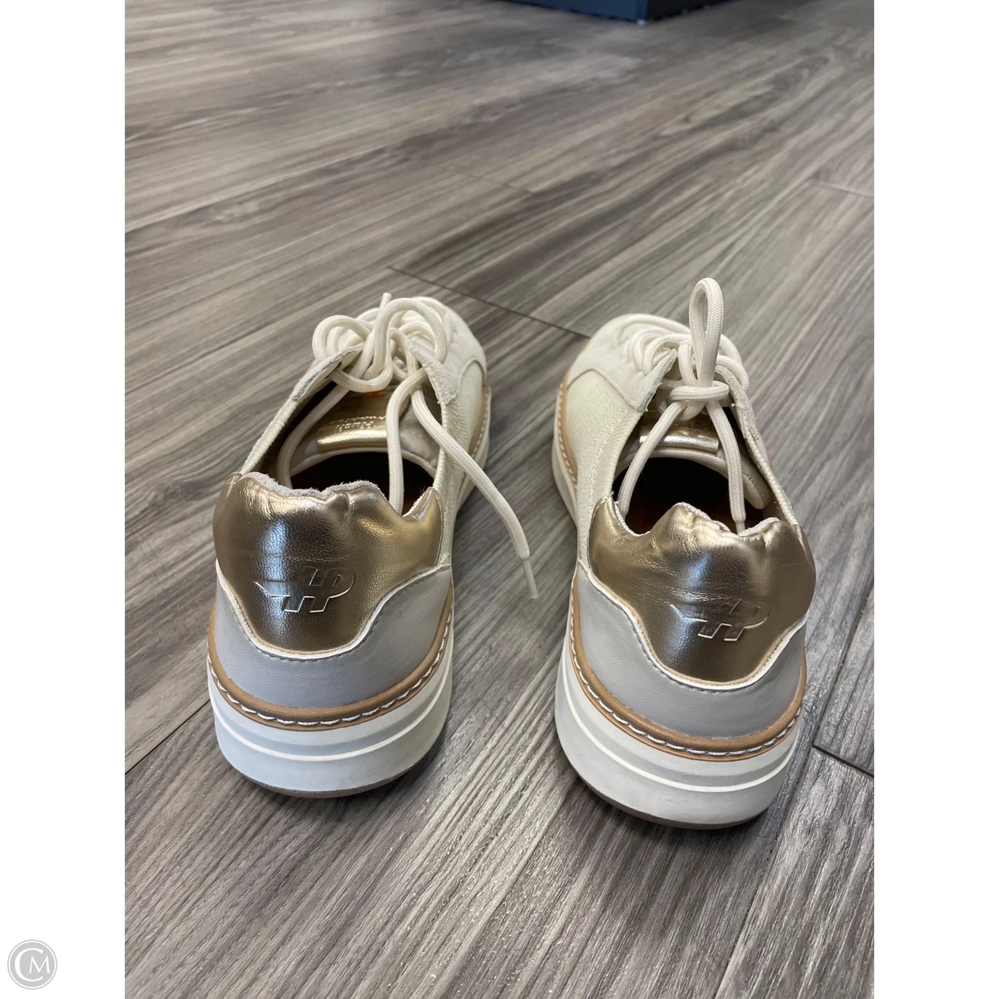 Shoes Athletic By Hush Puppies In Gold, Size: 8