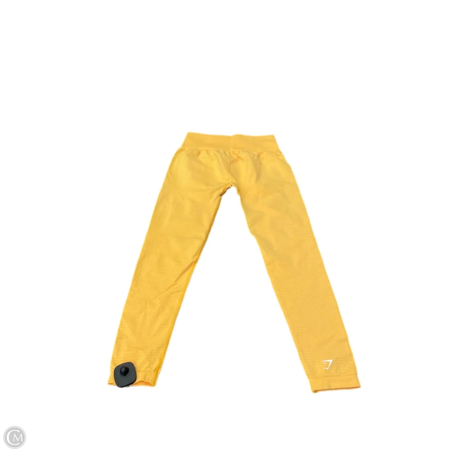 Athletic Leggings By Gym Shark In Yellow, Size: L