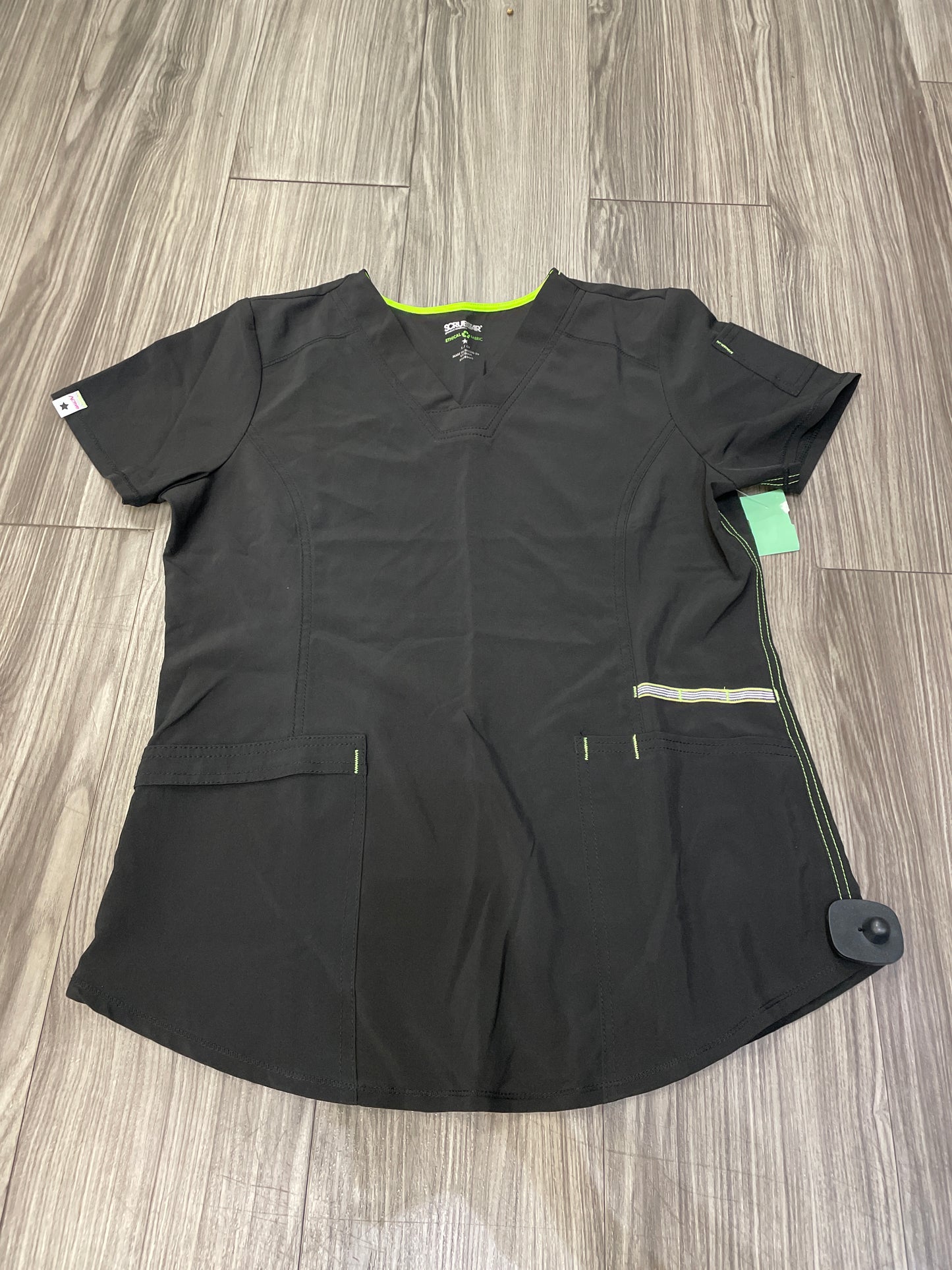 Black Top Short Sleeve Clothes Mentor, Size S