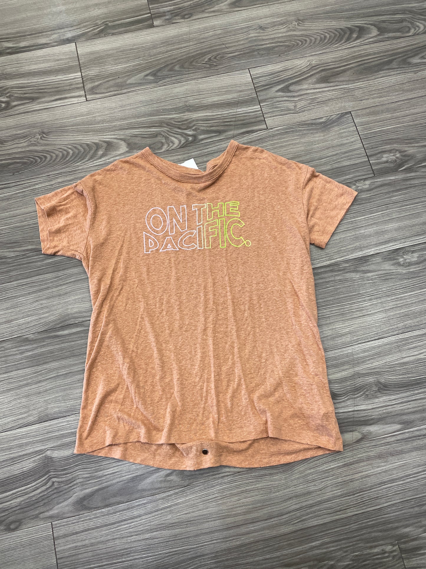 Top Short Sleeve By Aerie In Orange, Size: S