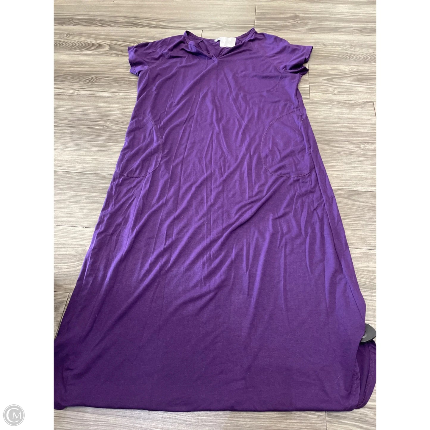 Dress Casual Maxi By Clothes Mentor In Purple, Size: Xl