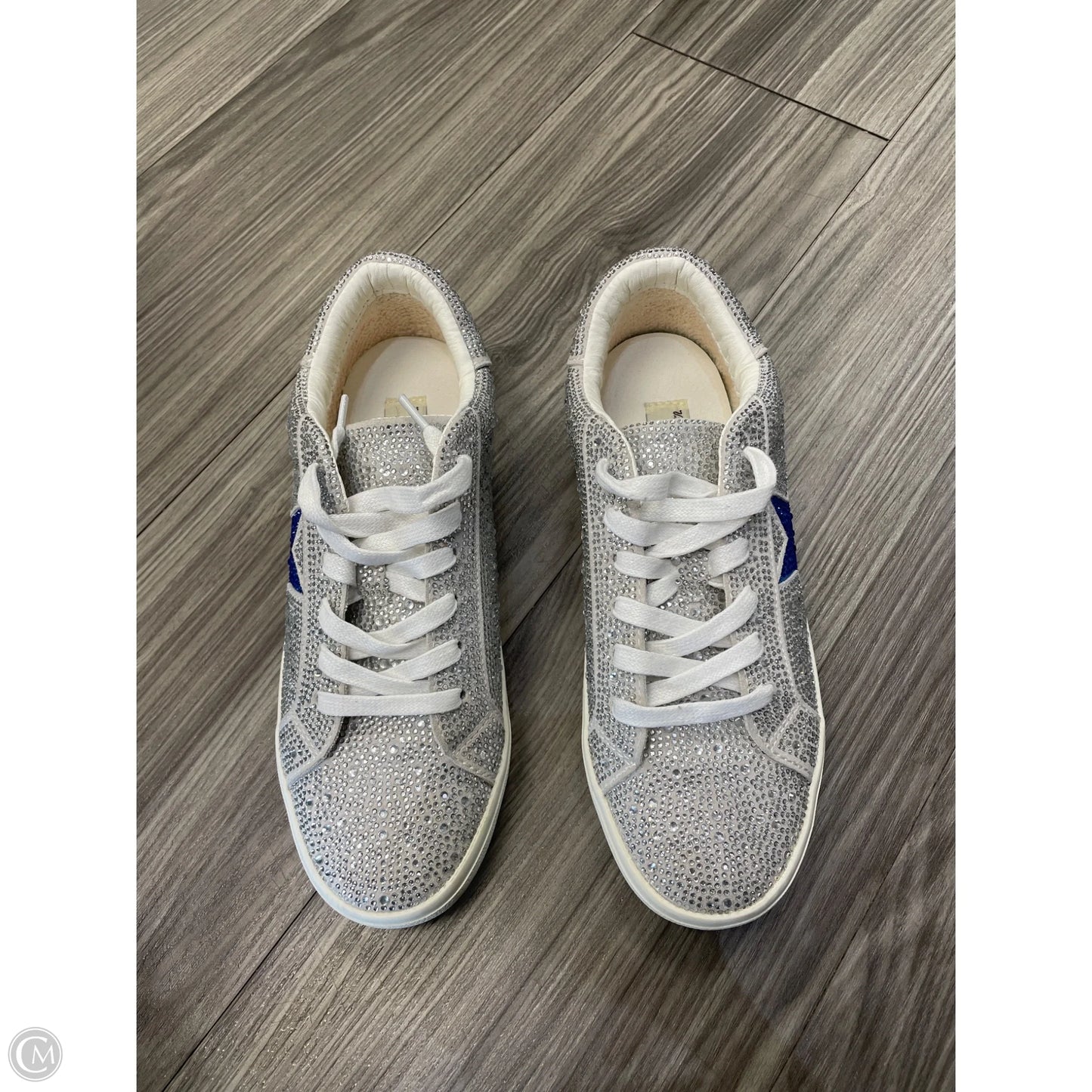 Shoes Flats By Vintage Havana In Silver, Size: 8.5
