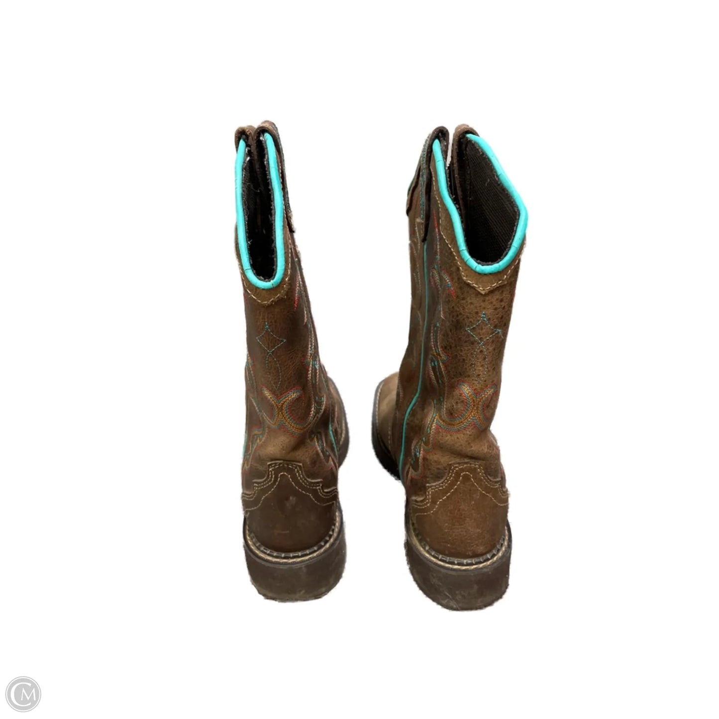 Boots Western By Justin In Brown, Size: 7