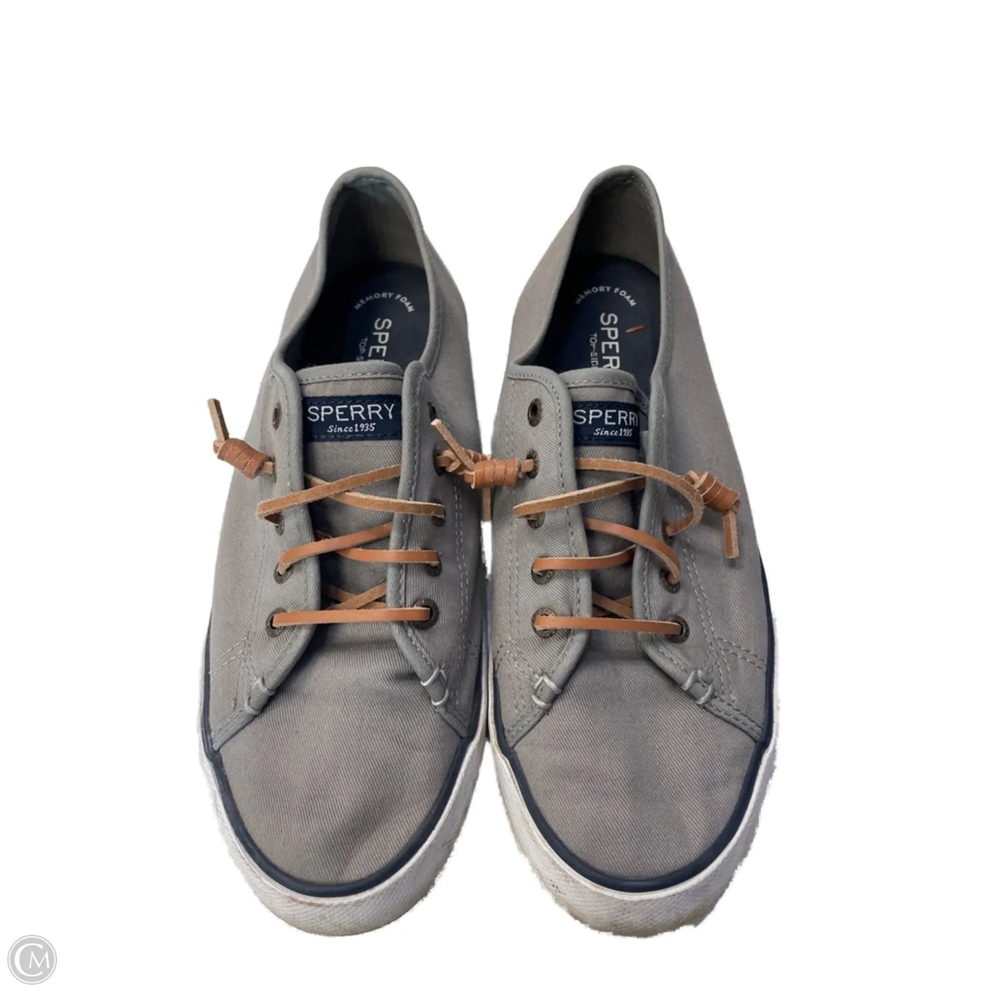 Shoes Sneakers By Sperry In Grey, Size: 9