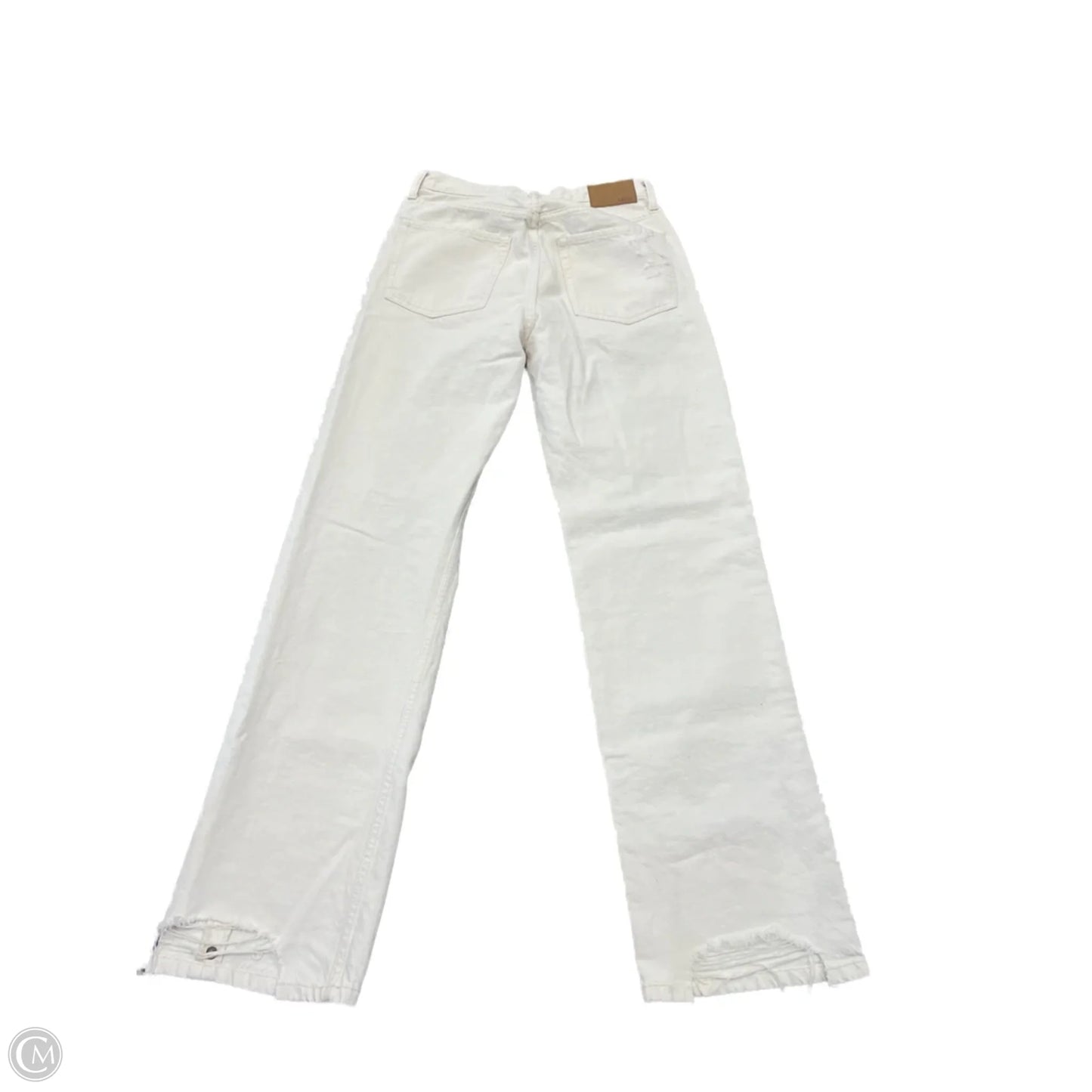 Jeans Wide Leg By Aeropostale In Cream, Size: 4