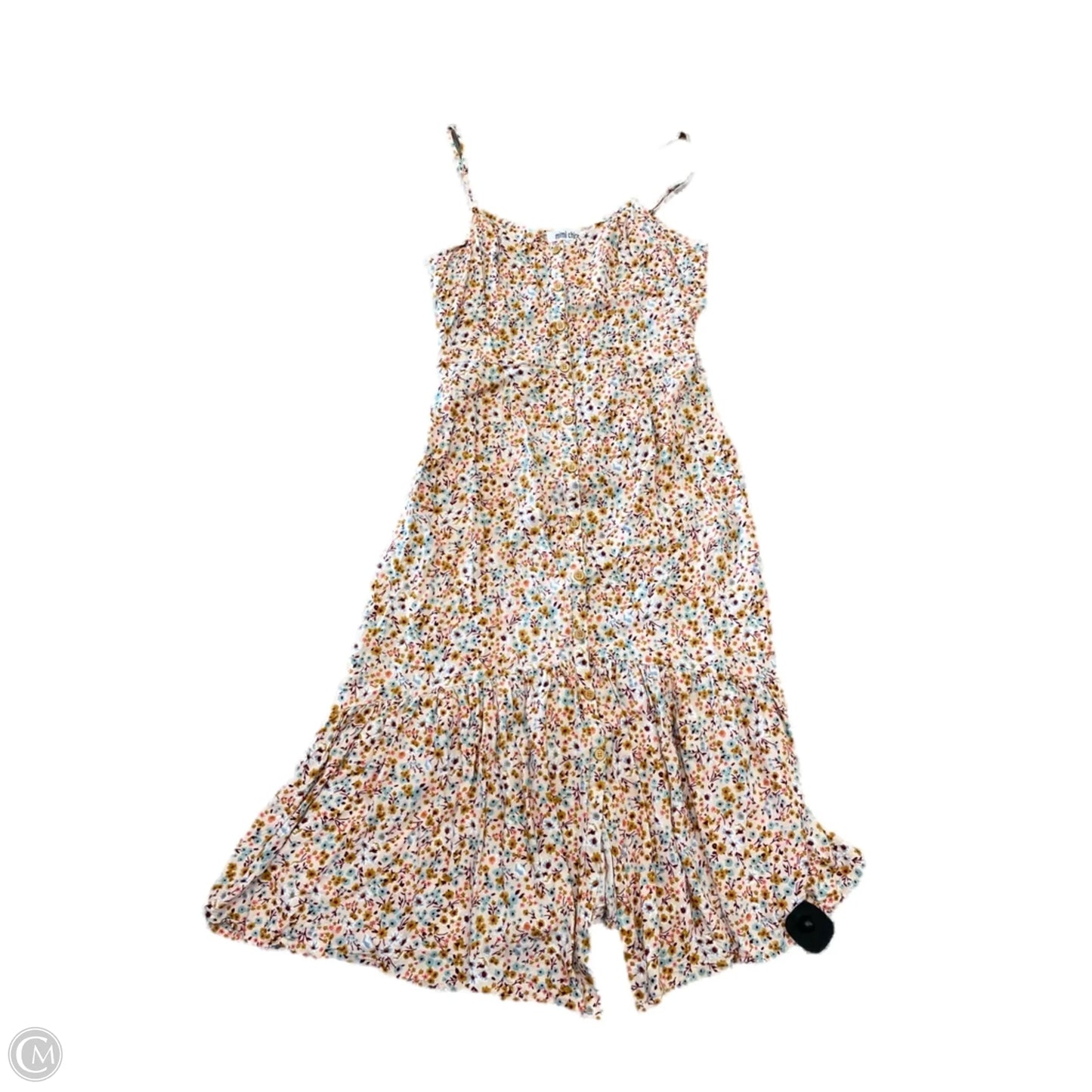 Dress Casual Midi By Mimi Chica In Floral Print, Size: M