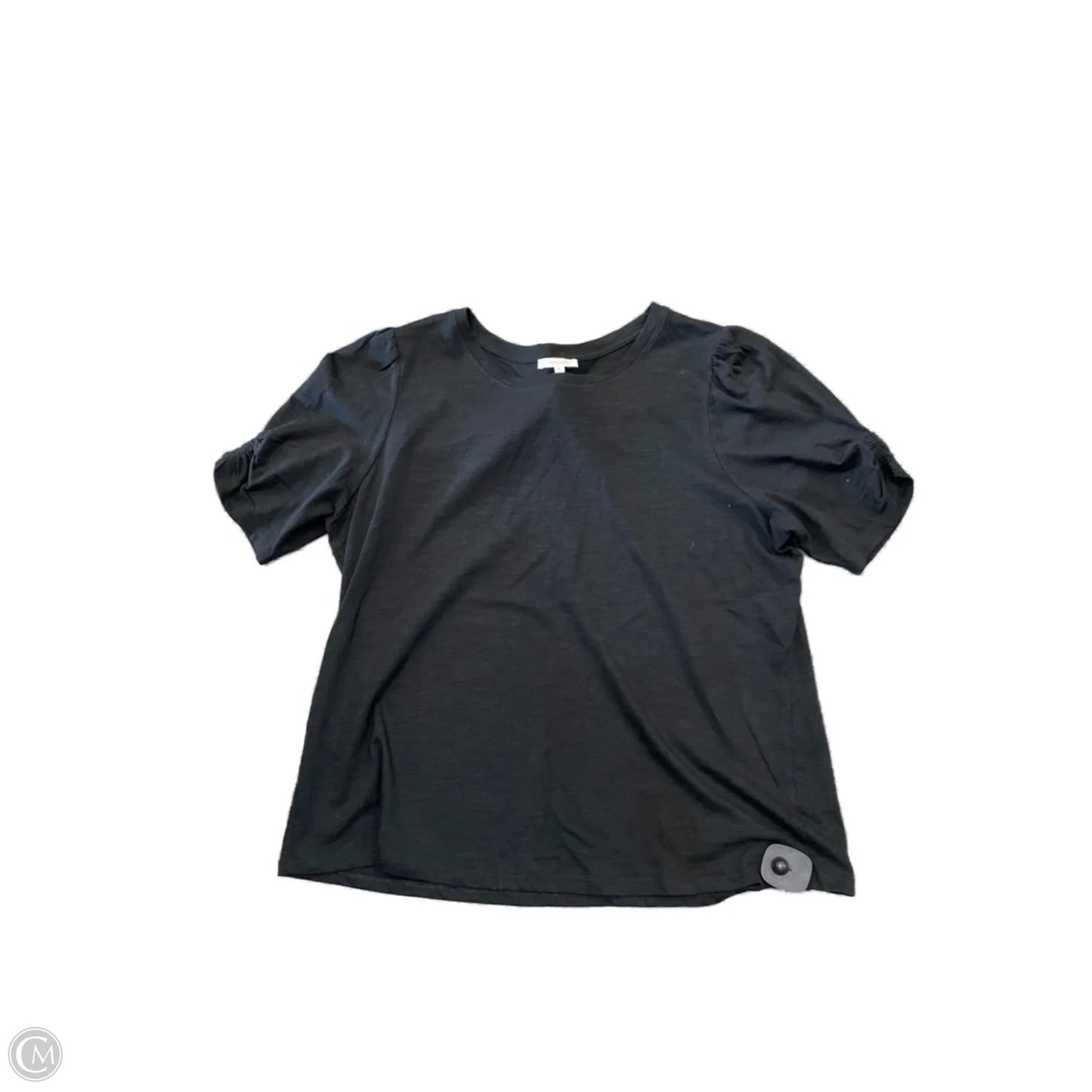 Top Short Sleeve Basic By Maurices In Black, Size: Xl
