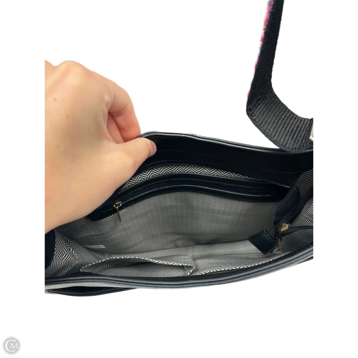 Crossbody Leather By Clothes Mentor, Size: Medium