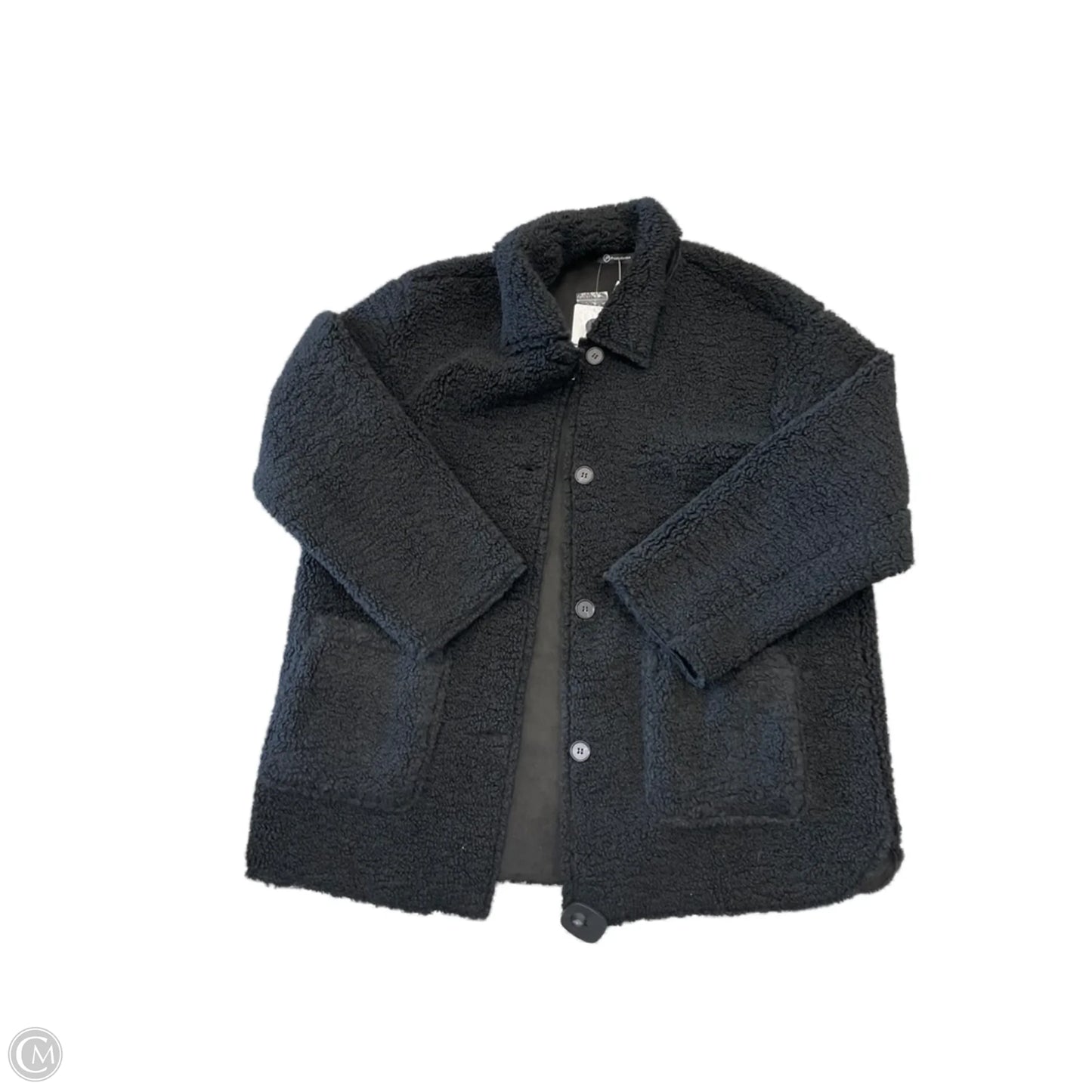 Jacket Faux Fur & Sherpa By Clothes Mentor In Black, Size: Xl