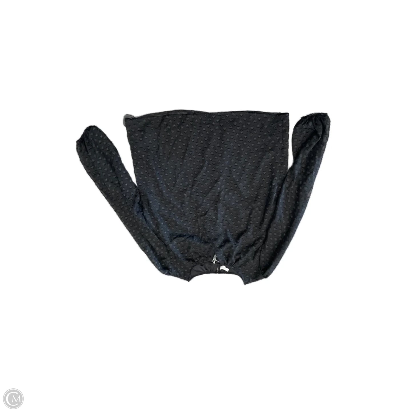 Top Long Sleeve Basic By Maurices In Black, Size: L