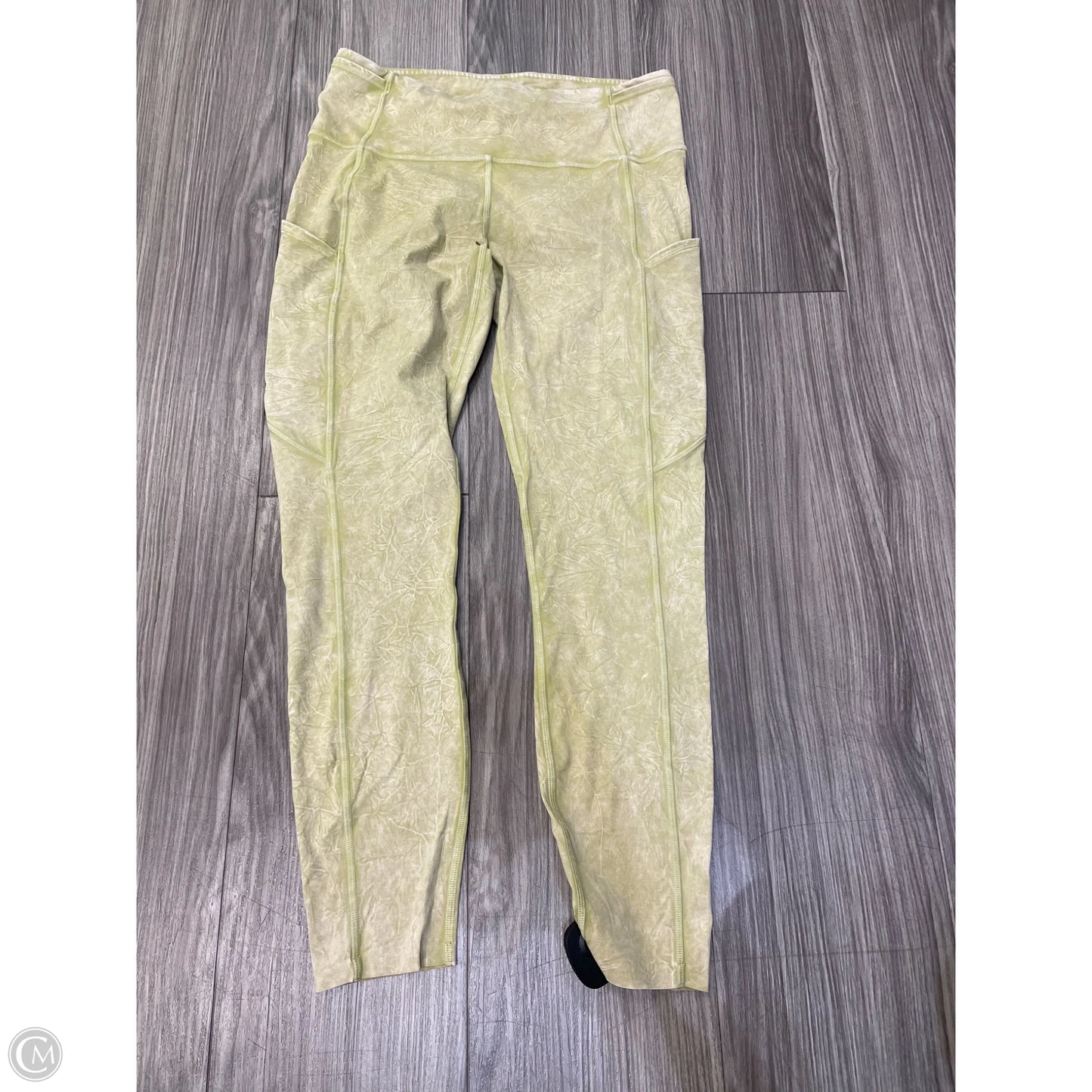 Athletic Leggings By Lululemon In Green, Size: 8