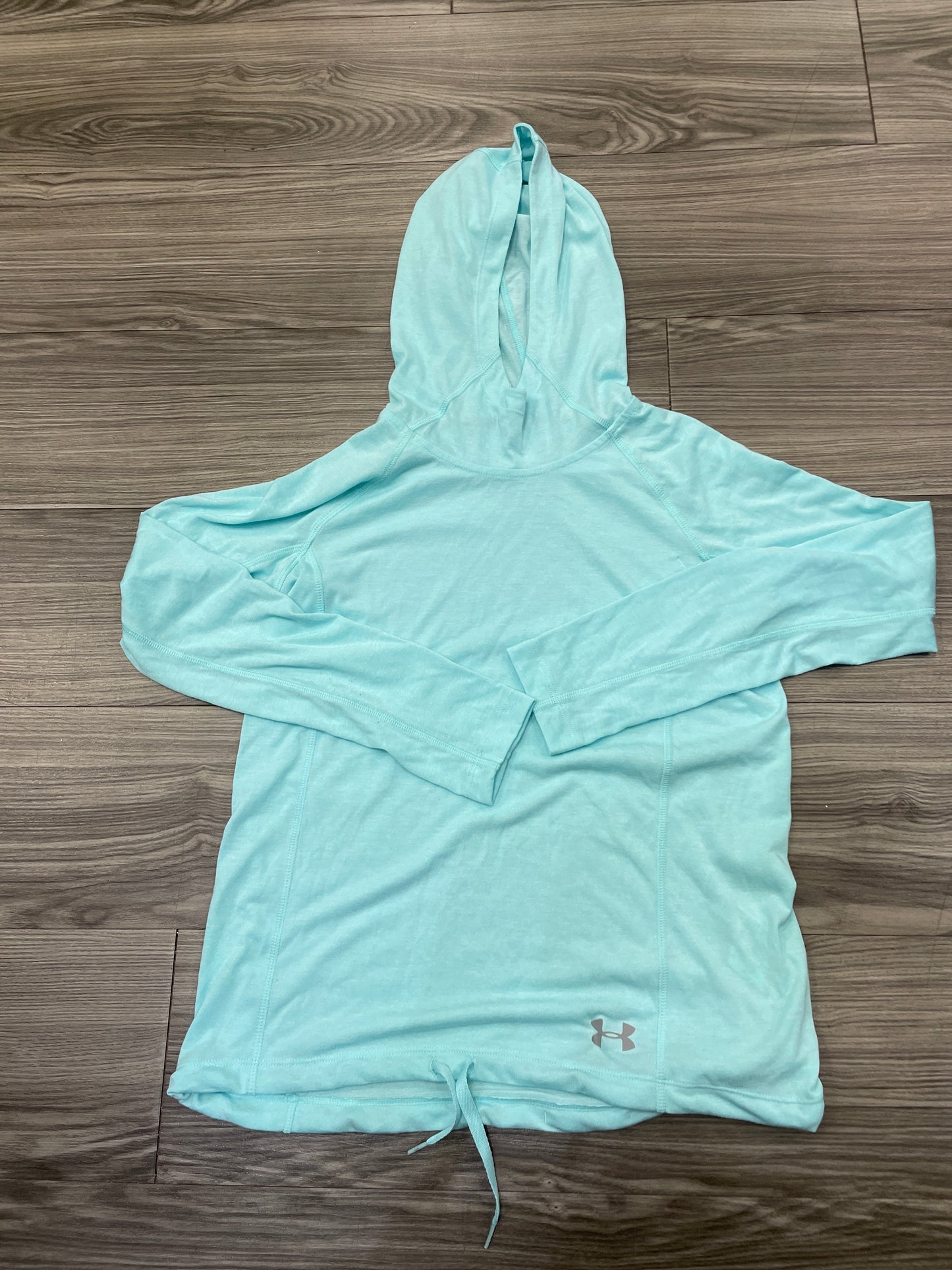 Athletic Top Long Sleeve Hoodie By Under Armour Size: Xs