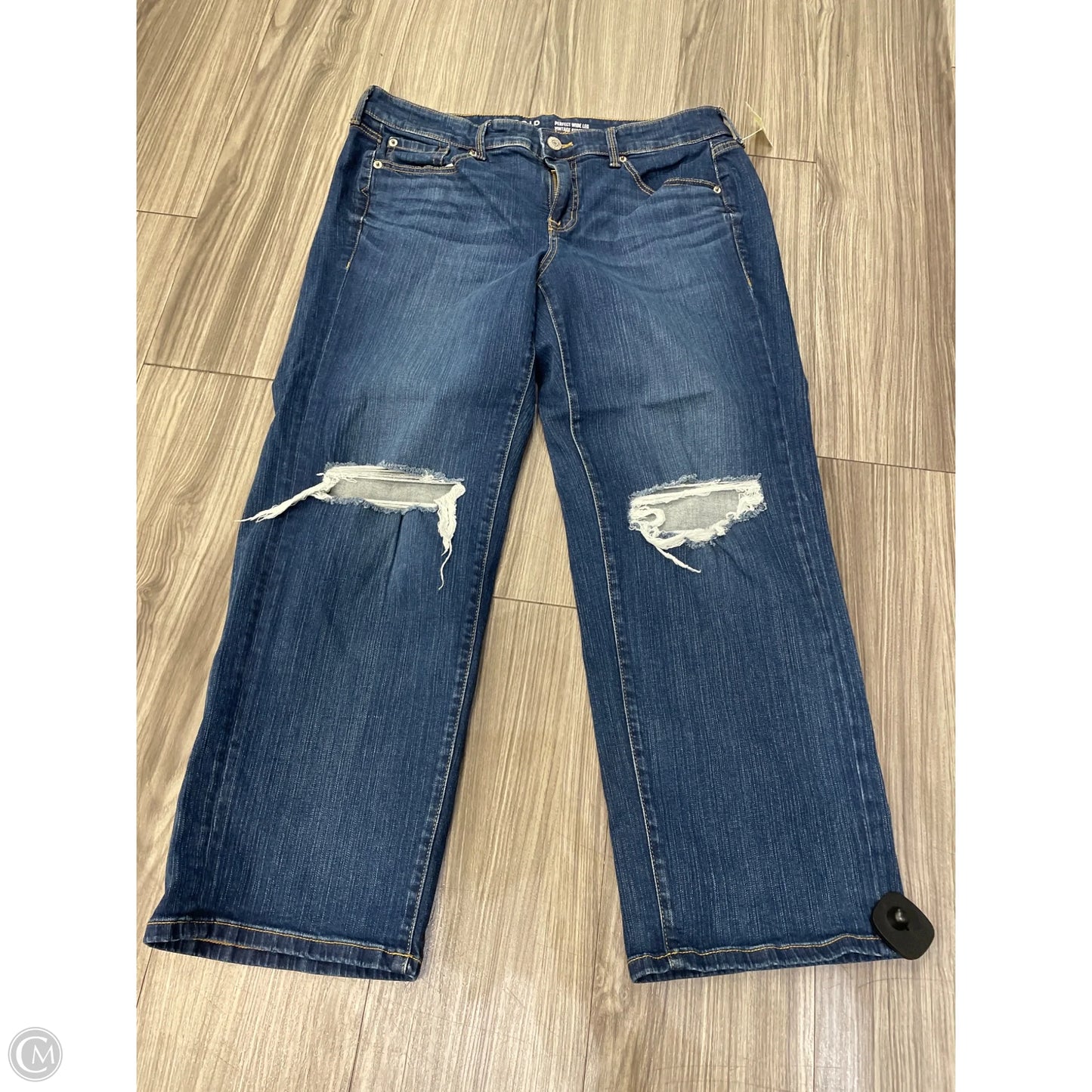Jeans Wide Leg By Torrid In Blue, Size: 10