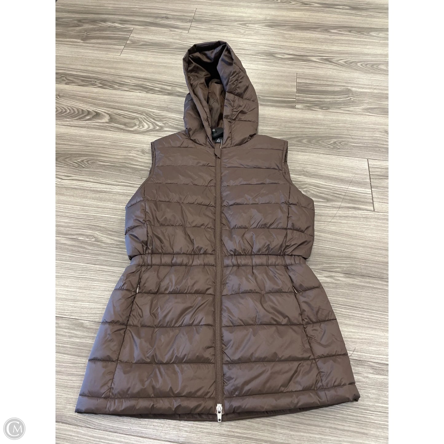 Vest Puffer & Quilted By Cma In Brown, Size: Xs