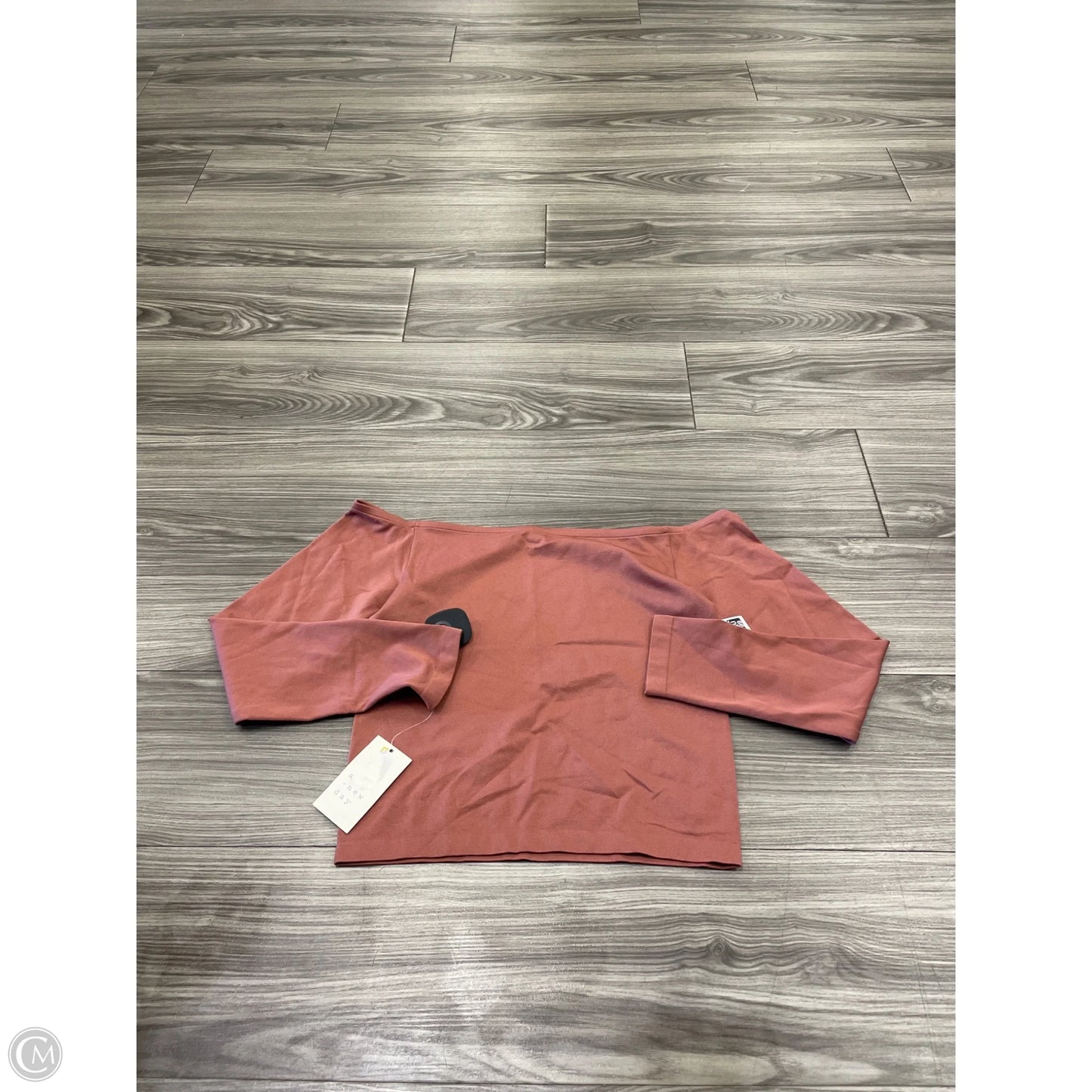 Top Long Sleeve Basic By A New Day In Pink, Size: M