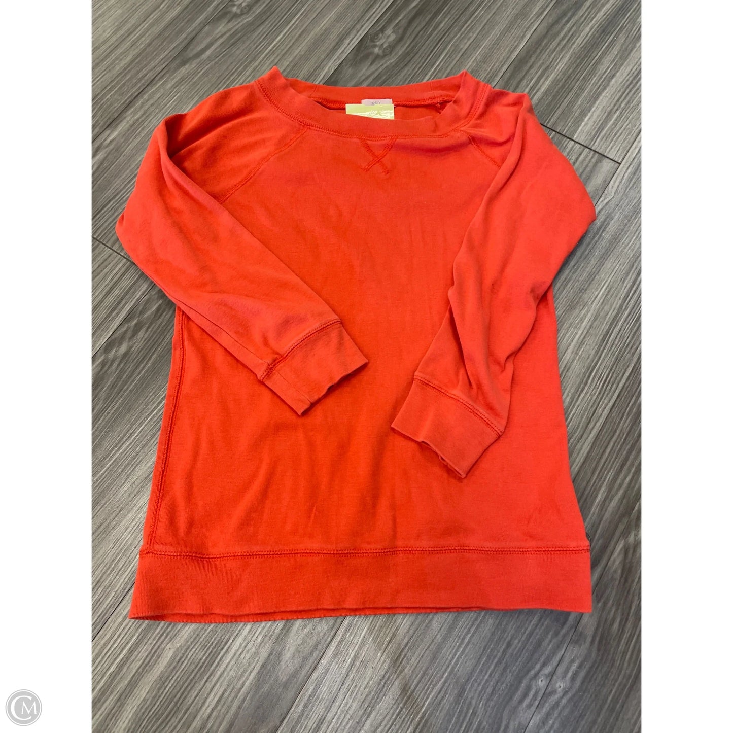 Top Long Sleeve Basic By J. Crew In Orange, Size: S