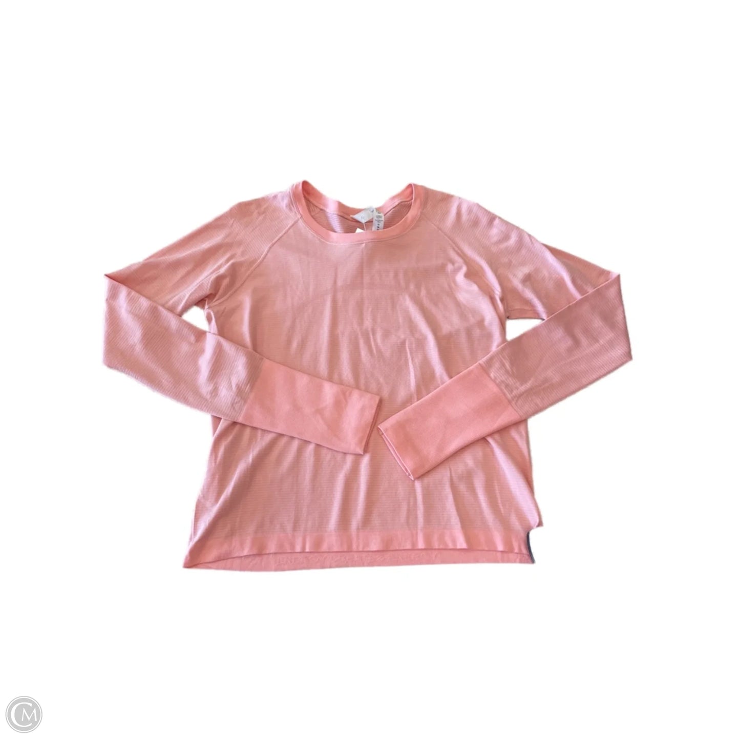 Athletic Top Long Sleeve Crewneck By Lululemon In Pink, Size: 10